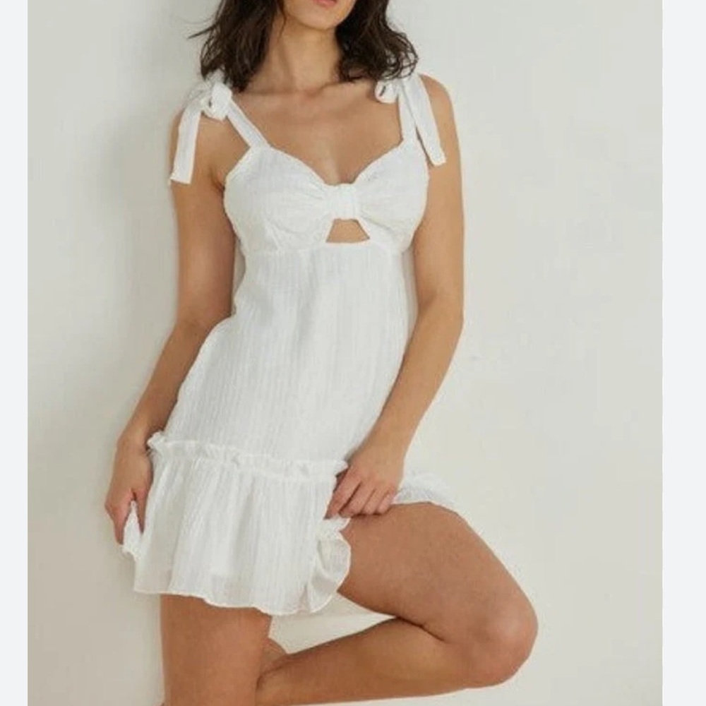 MINKPINK Snowy mini dress